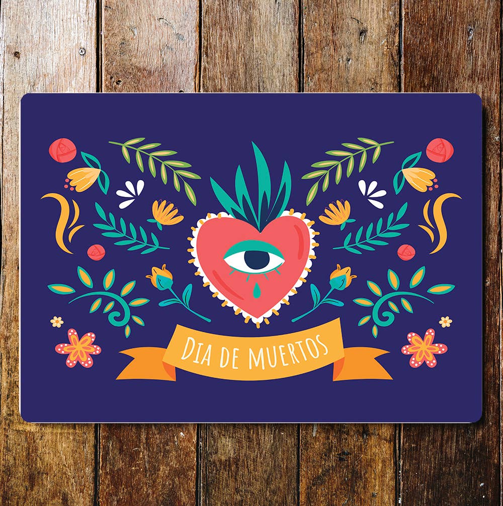Day of the Dead (D‰Ûªa de Muertos) Art | Metal Sign Plaque