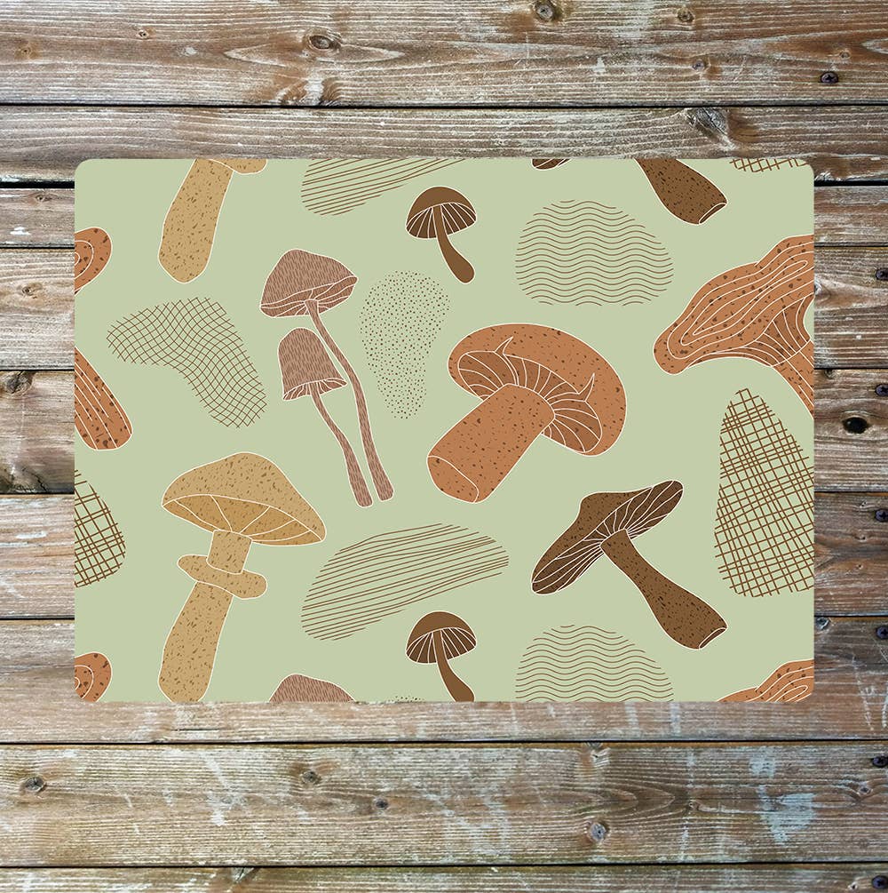 Wild Mushrooms Art | Metal Sign Plaque