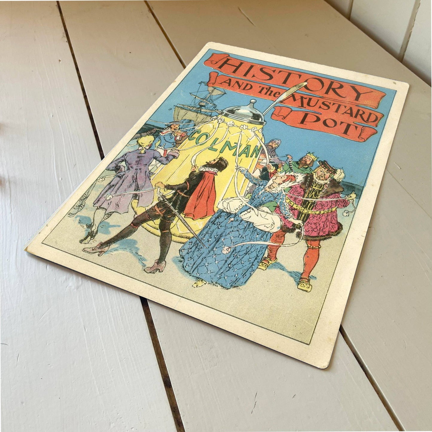 Colmans Mustard History of Mustard Pot | Metal Sign