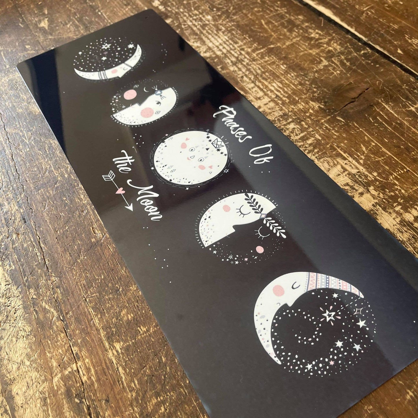Phases Of The Moon - Nursery - | Metal Vintage Wall Sign