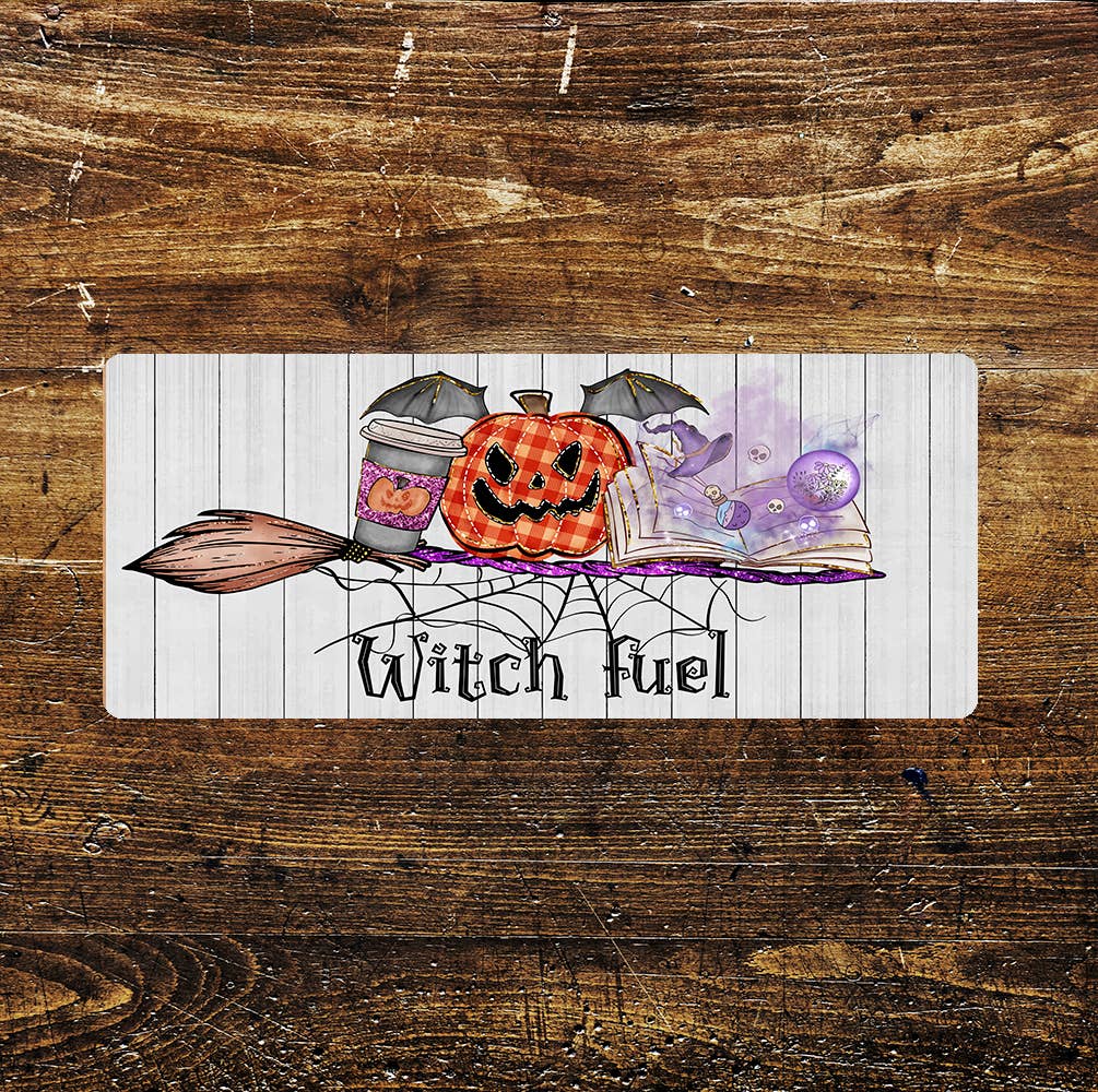 Witch Fuel Halloween- | Metal Sign