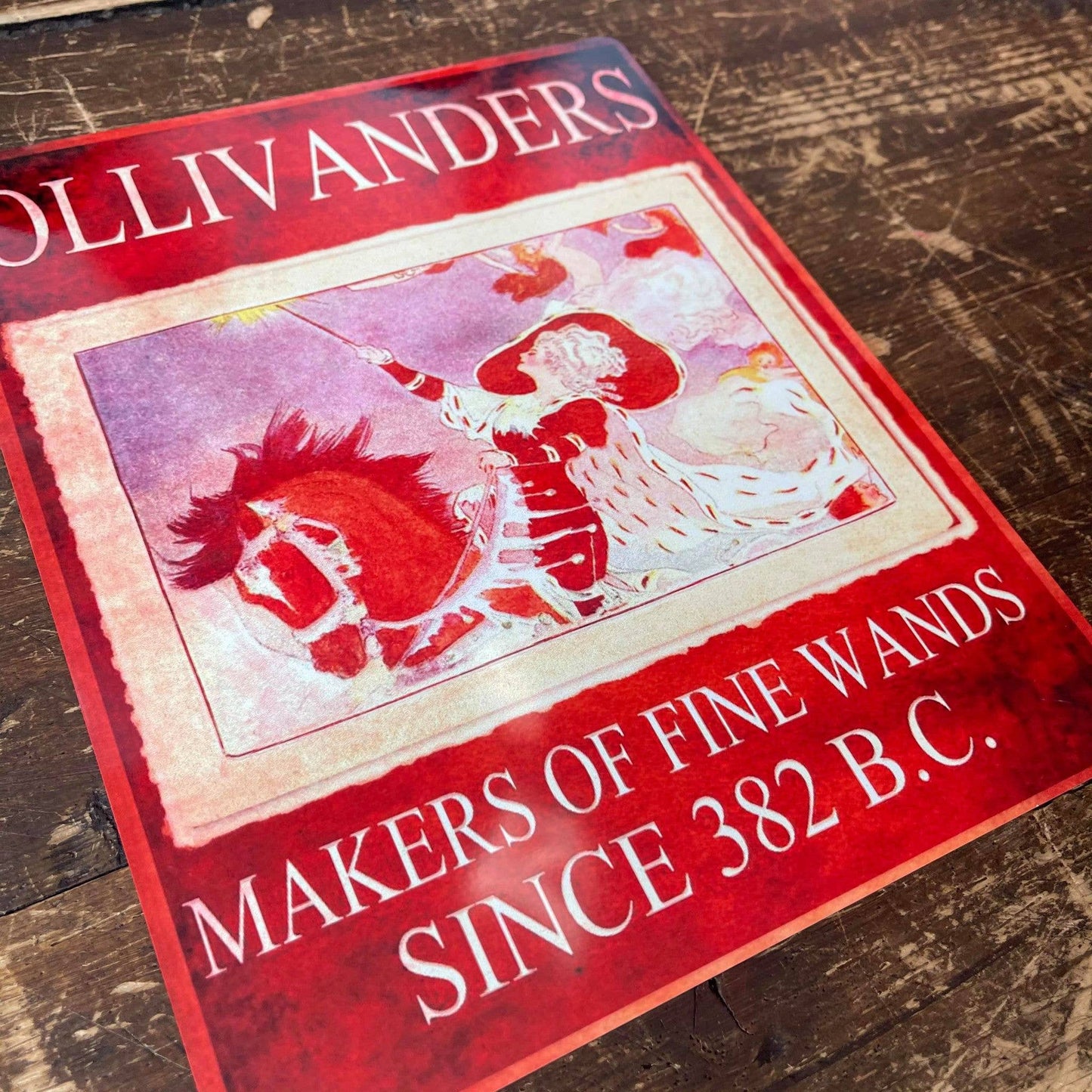 Ollivanders Fine Wand Maker Harry Potter | Metal Sign