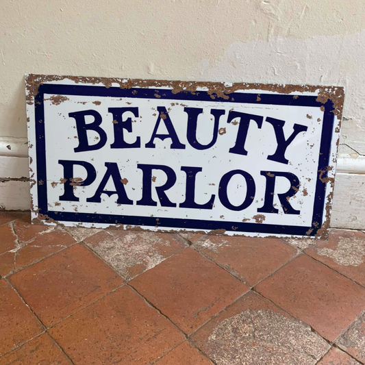 Beauty Parlour - | Metal Advertising Wall Sign
