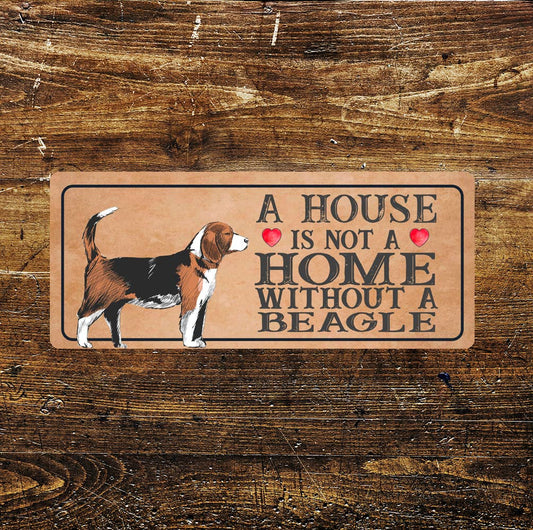 beagle Dog | Metal Sign Plaque
