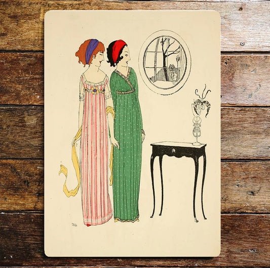 Ladies Vintage Dressing Table | Metal Wall Sign