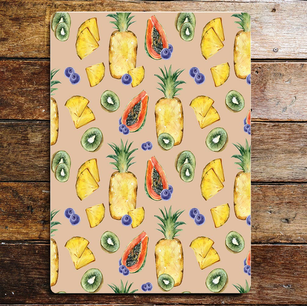 Pineapple Fruit Kitchen pattern kitchen Metal Wall Sign