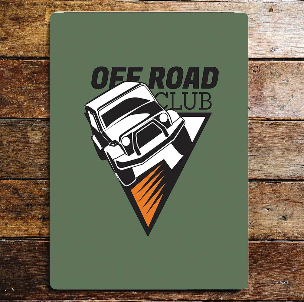 Off Road Jeep Club | Metal Sign plaque (Copy)