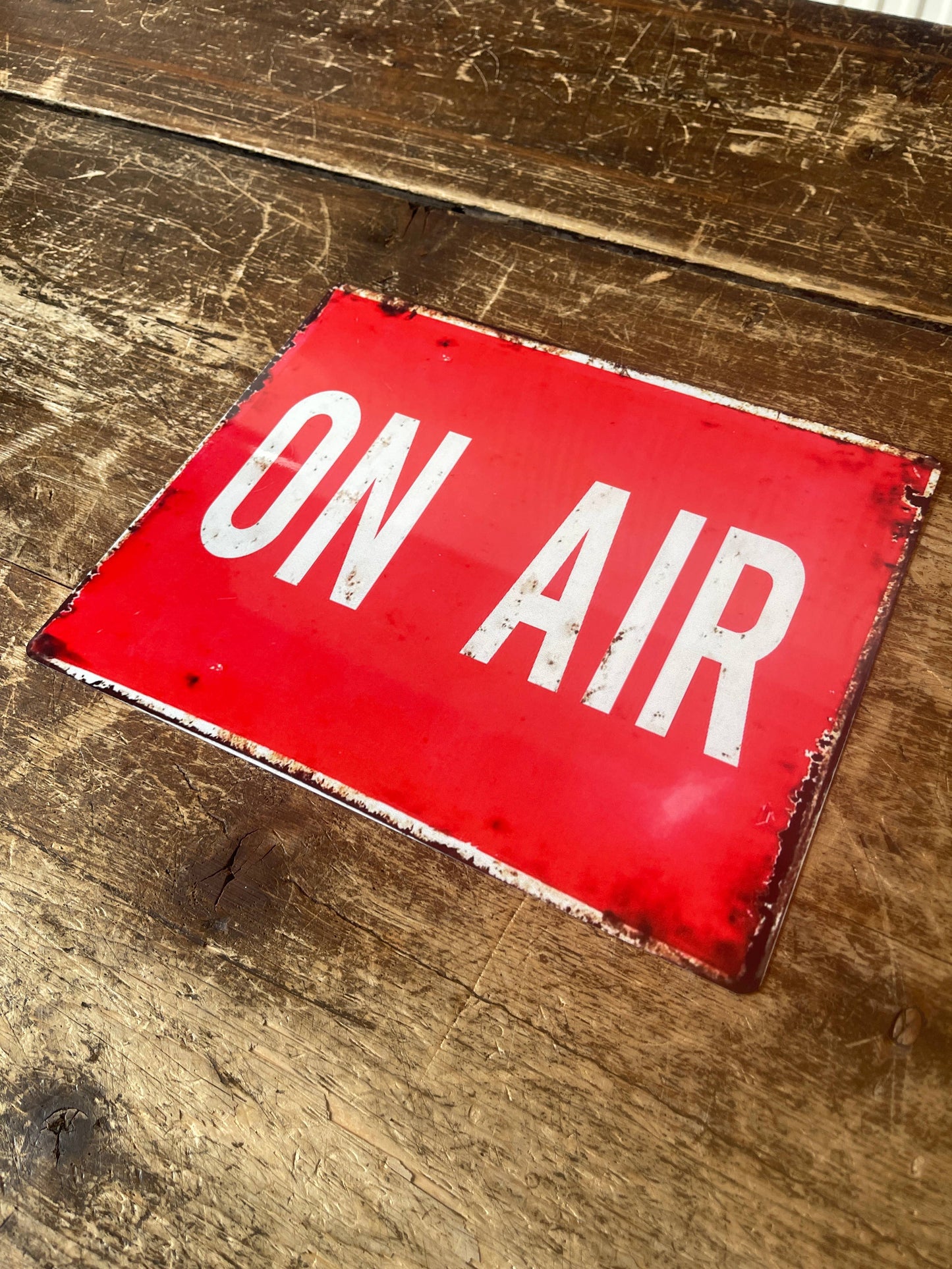 On Air , Music Radio | Metal Travel Wall Sign