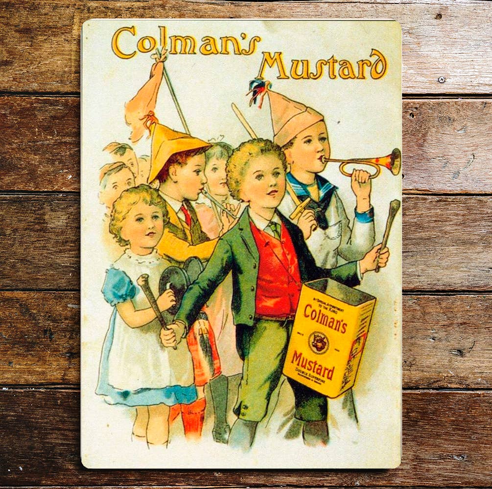 Colmans Mustard Band | Metal Advertising Wall Sign
