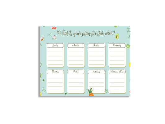 Weekly Planner Dry Wipe Whiteboard To Do List Notes