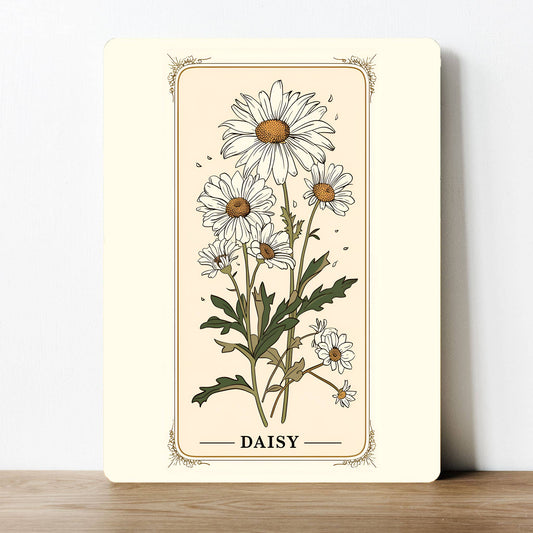 Daisy Flower Vintage | Metal Sign Plaque
