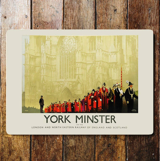 York Civic Procession Minster Cathedral | Metal Sign Plaque