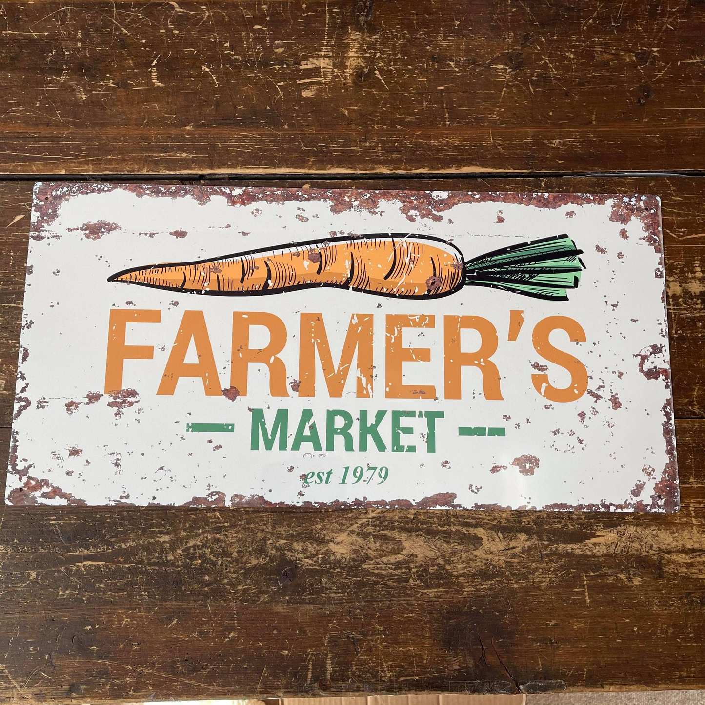 Farmers Market | Metal Sign