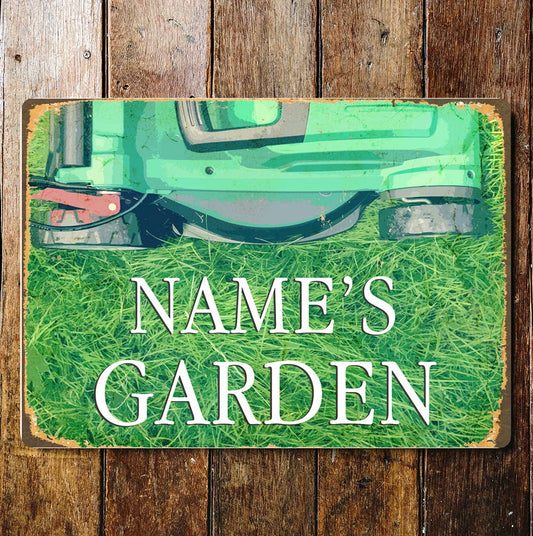 Name's Garden Custon Personalised | Metal Wall Sign
