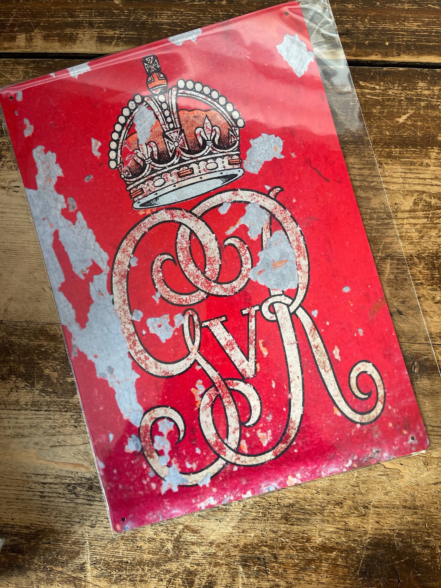 George V Royal | Metal Vintage style | Metal Sign Plaque