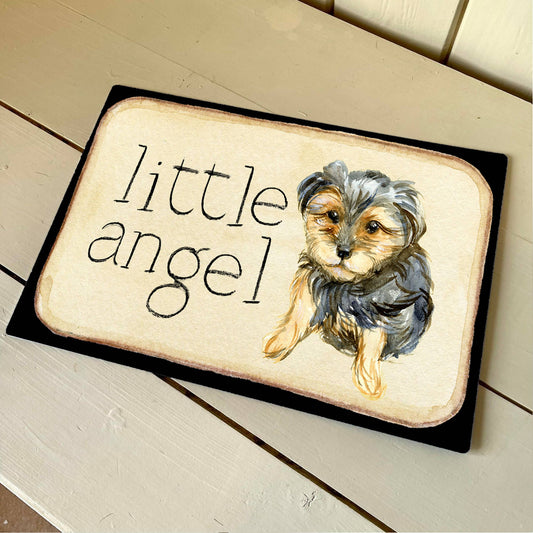 Yorkshire Terrier |Dog Pet Art | Metal Wall Sign