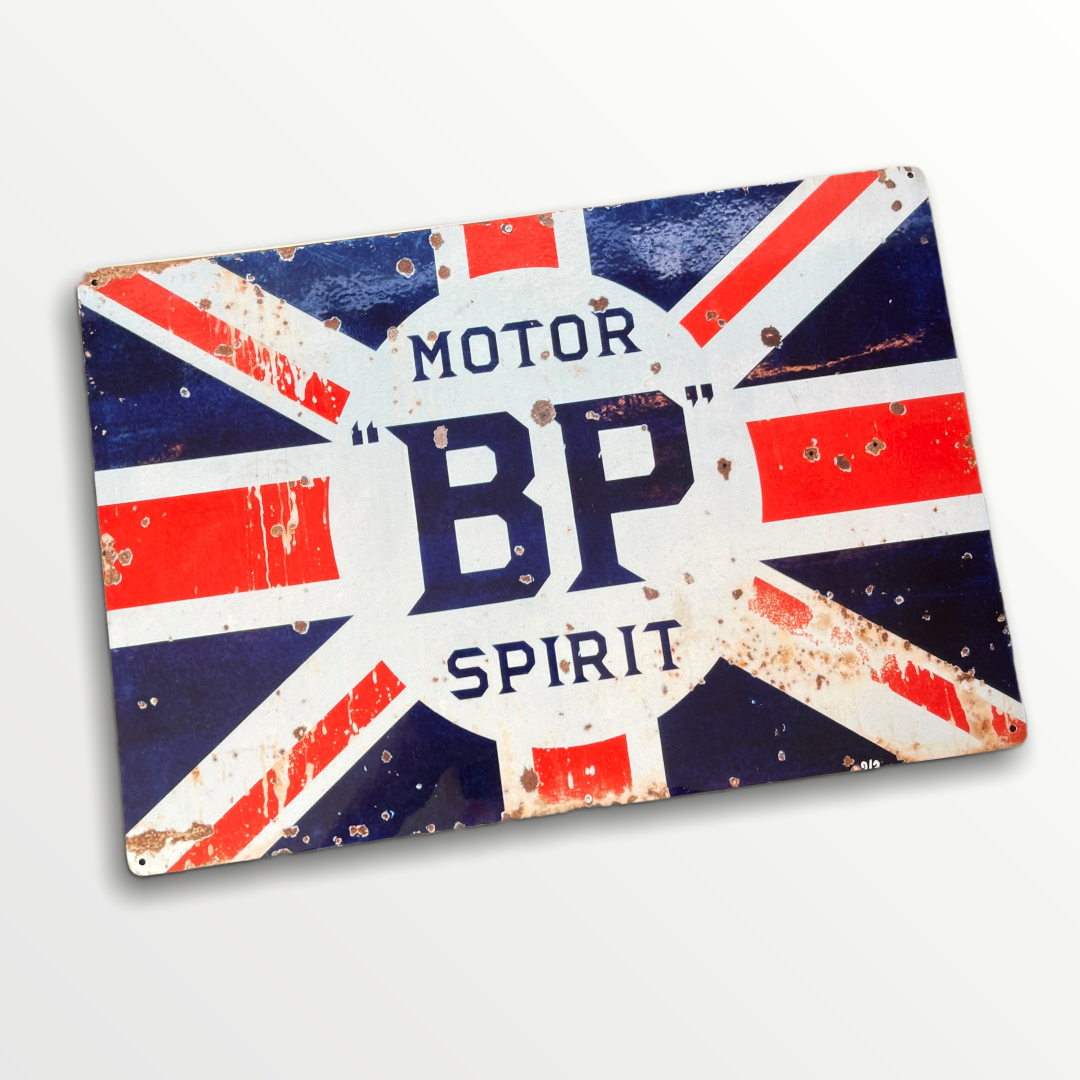 Motor BP Spirit | Metal Advertising Wall Sign