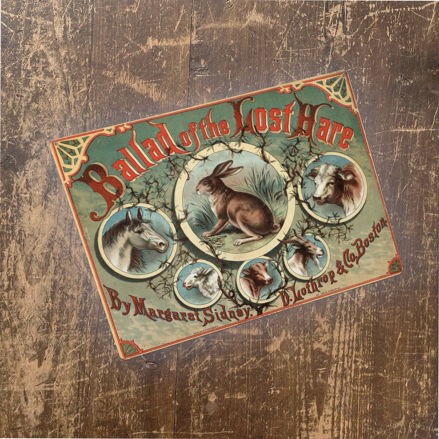 Ballad Of The Lost Hare Woodland Creatures | Metal Sign